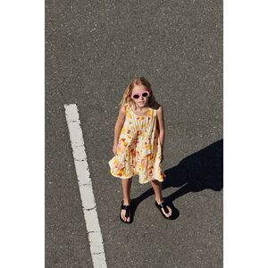 ZARA Girl’s Textured Floral Dress Size 8